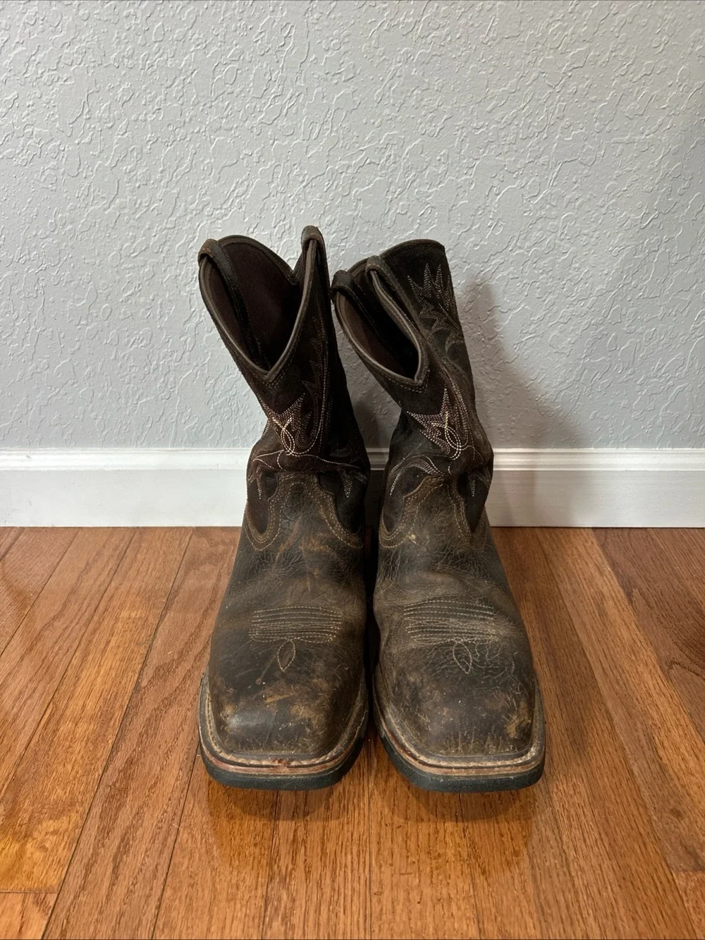 Ariat Workhog Work Boots Composite Toe Men’s Size 10 EE Brown